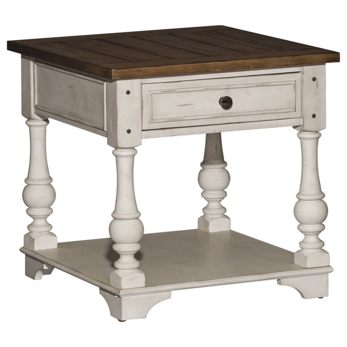 Liberty furniture morgan creek console table with stools sales